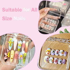 Sawvolker durable plastic nail box with smooth edges for easy handling.