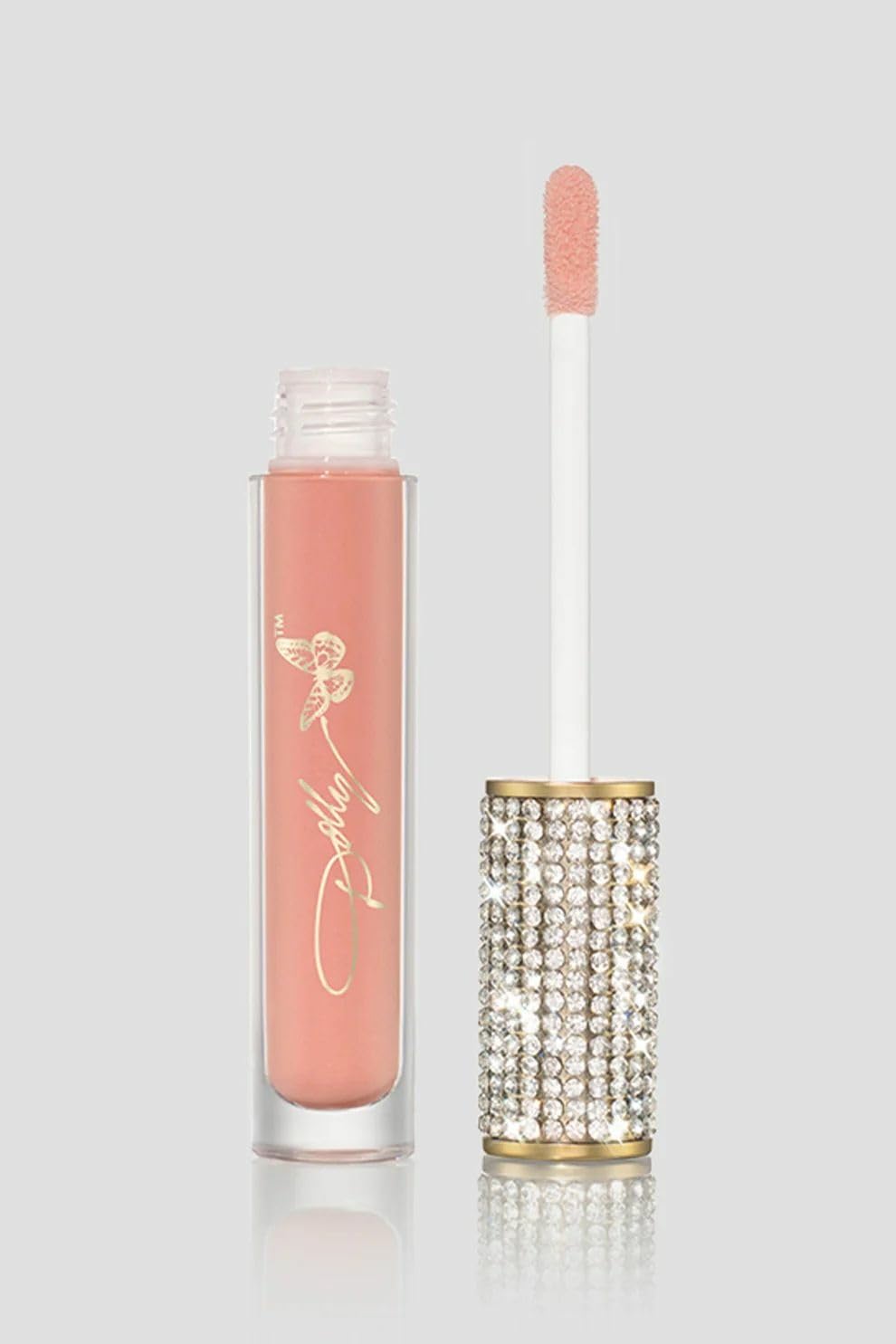 SCENT BEAUTY Dolly Hi-Gloss Lips tube front for on-the-go shine