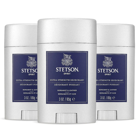 SCENT BEAUTY STETSON Spirit gel deodorant stick close-up with smooth glide and odor defense