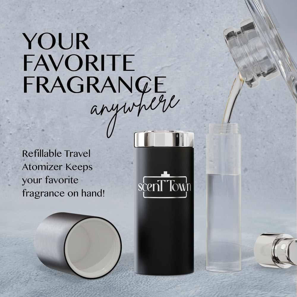 Scent Town travel-friendly set fits in your dopp kit