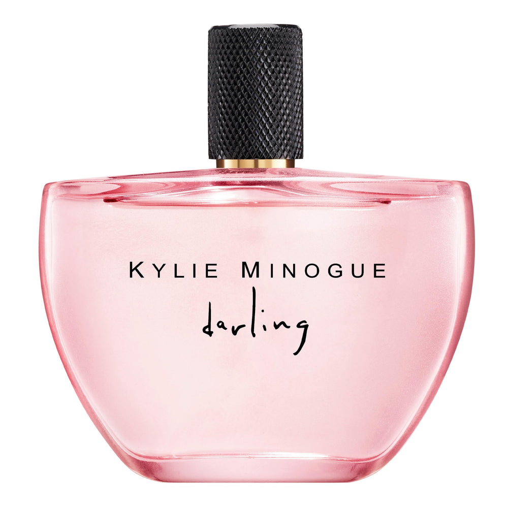 SCENT BEAUTY Kylie Minogue Darling EDP bottle highlights floral design for everyday elegance.
