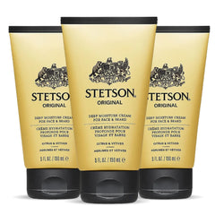 SCENT BEAUTY Stetson Deep Clean 5oz three-pack bottles, convenient daily bundle.