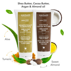 Scentuals hand cream Coconut Cocoa Butter nourishes hands