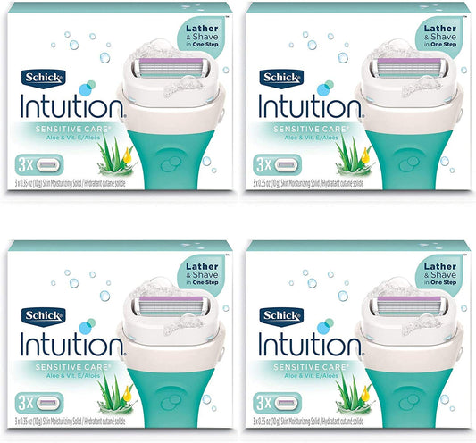 Schick Intuition Pure Nourishment refill with coconut milk for hydrating, smooth shaving