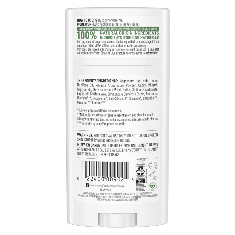 Packaging highlights aluminum-free, vegan formula for clean daily use.