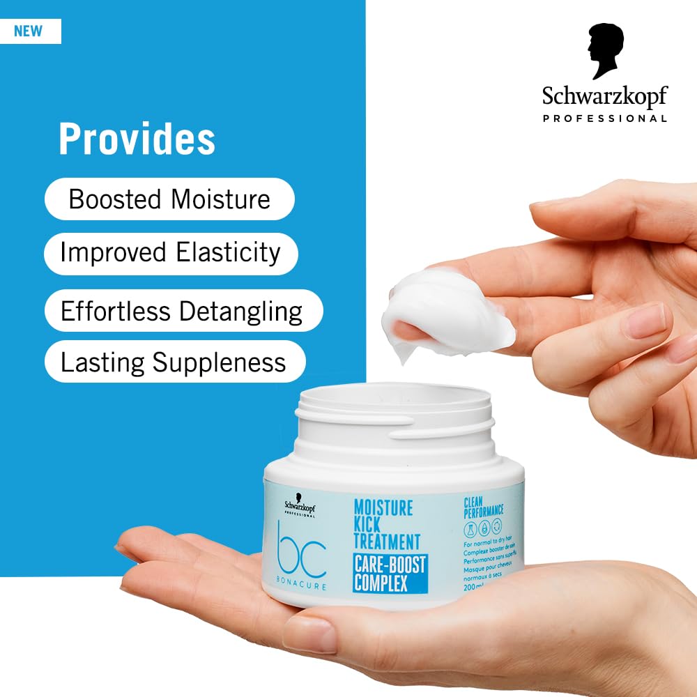 Schwarzkopf Professional BC BONACURE Hyaluronic Moisture Kick ideal for curly hair seeking definition.