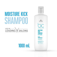 Schwarzkopf HMK Micellar Shampoo 1L bottle highlighting hydration for hair