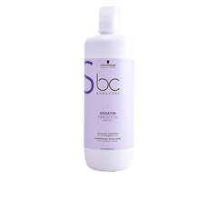 Schwarzkopf Professional Bonacure Keratin Smooth Perfect shampoo bottle for frizz control and shine