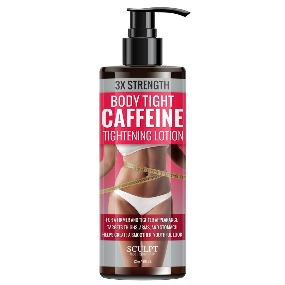 SCULPT 3X Body Tightening Lotion bottle front view for daily use.