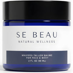 Se Beau Tallow Balm jar with whipped texture delivering skin hydration