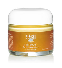 Sea Chi Organics Ultra C Rosehips 2oz jar, soothing facial cream for dry skin