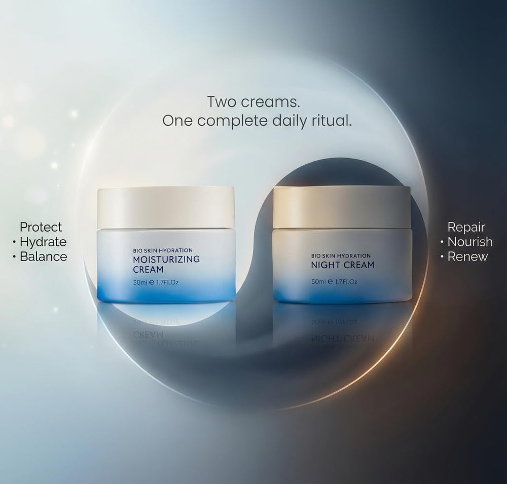 SEACRET Bio Skin Hydration Night Cream shows smooth consistency for easy application.