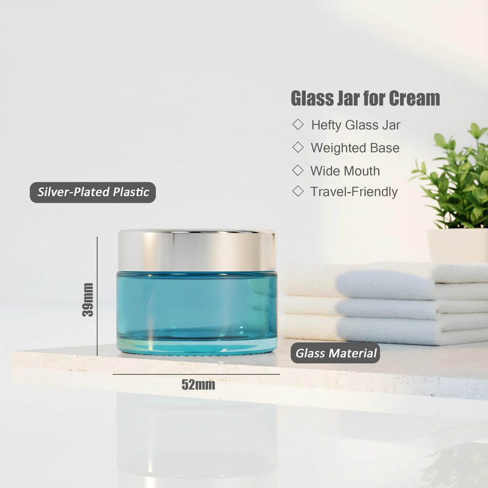 Seafulee jar with inner liner and silver lid ensures leak-proof storage and freshness