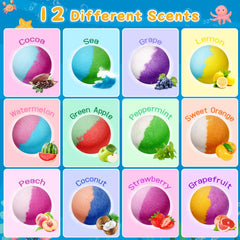 SeasonBliss bath bombs hide a collectible toy inside each 32mm ball for added excitement.