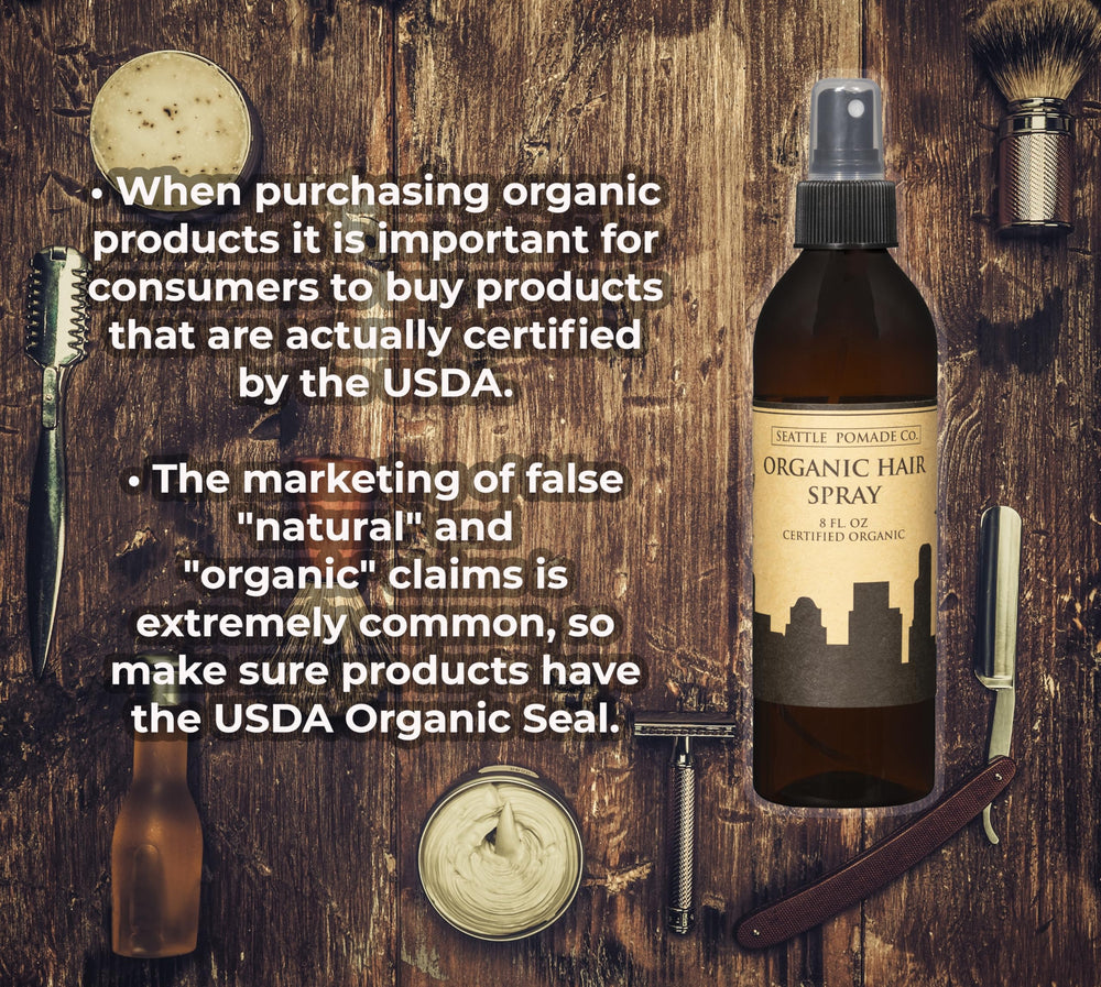 Seattle Pomade Co spray can be air-dried for quick styling