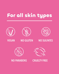 Gentle formula suitable for men, women and kids with sensitive skin.
