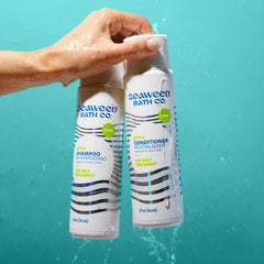 PCR bottle packaging of Seaweed Bath Co. gloss shampoo