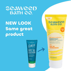Seaweed Bath Co SPF40 application cream ready for easy, even coverage