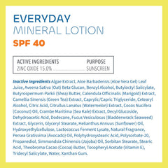 Seaweed Bath Co SPF40 bottle illustrating water resistance up to 80 minutes