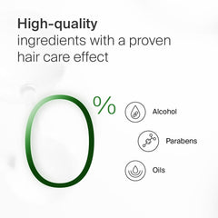 Sebamed with gingko biloba highlights follicle nourishment and scalp balance.
