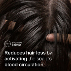 Sebamed scalp application on roots shows nourishment for follicles.