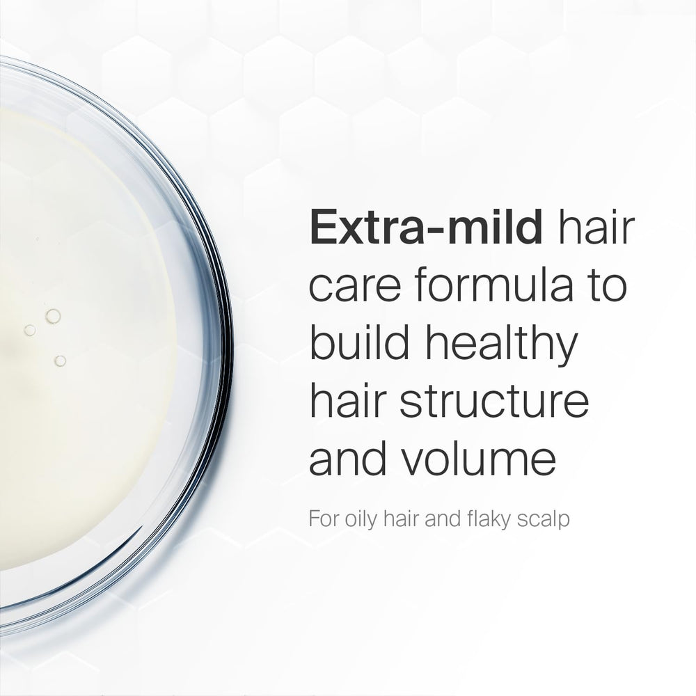 SEBAMED Scalp Balancing Shampoo label highlights mild formula.