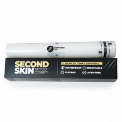 Second Skin Tattoo Cover used in studio settings for professional protection.