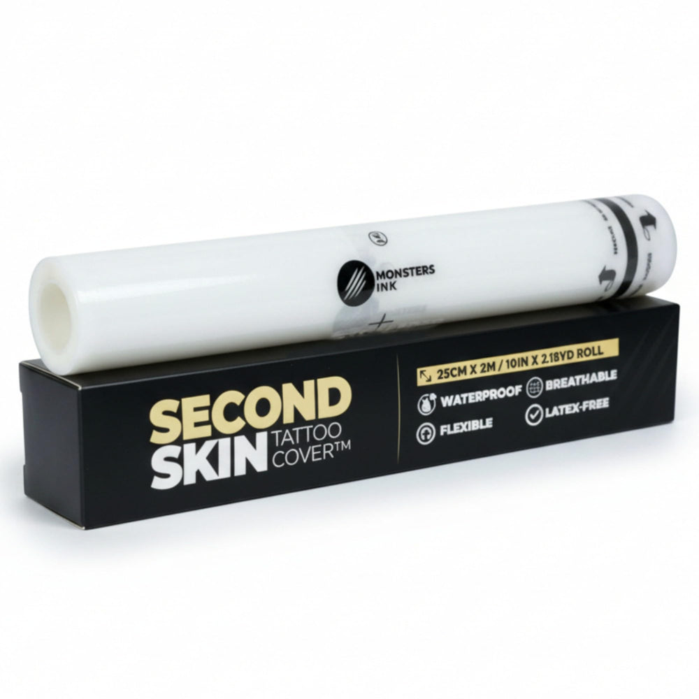 Second Skin Tattoo Cover ultra-thin breathable layer moves with the body.