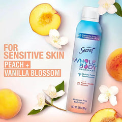 Secret dyes- and parabens-free formula for daily use.