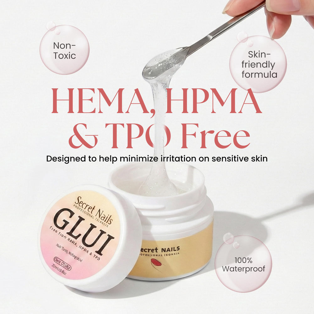 Secret Nails GLUI professional-use friendly design appeals to nail artists.