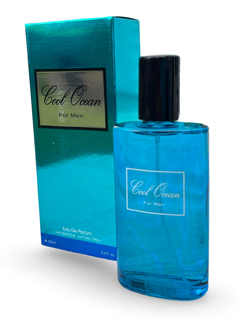 3.4 oz bottle emphasizes generous size for extended wear.