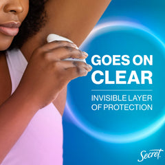 2.4 oz travel-friendly size of Secret Whole Body Deodorant