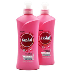 Sedal Co-Creations Ceramides Leave-In bottle with sleek packaging and shine