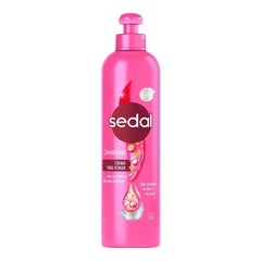 Sedal S.O.S Ceramides bottle front for easy styling and shine.