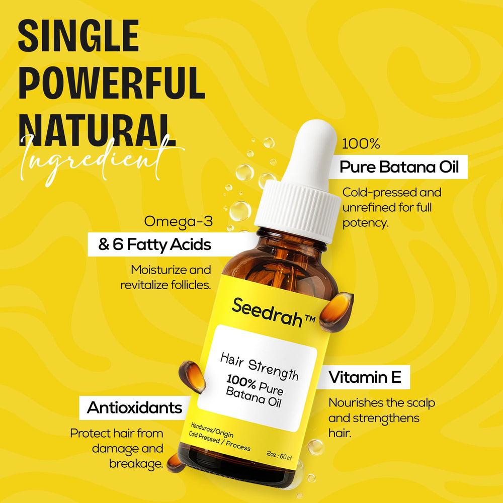 SEEDRAH Batana Oil on damp hair for absorption and shine