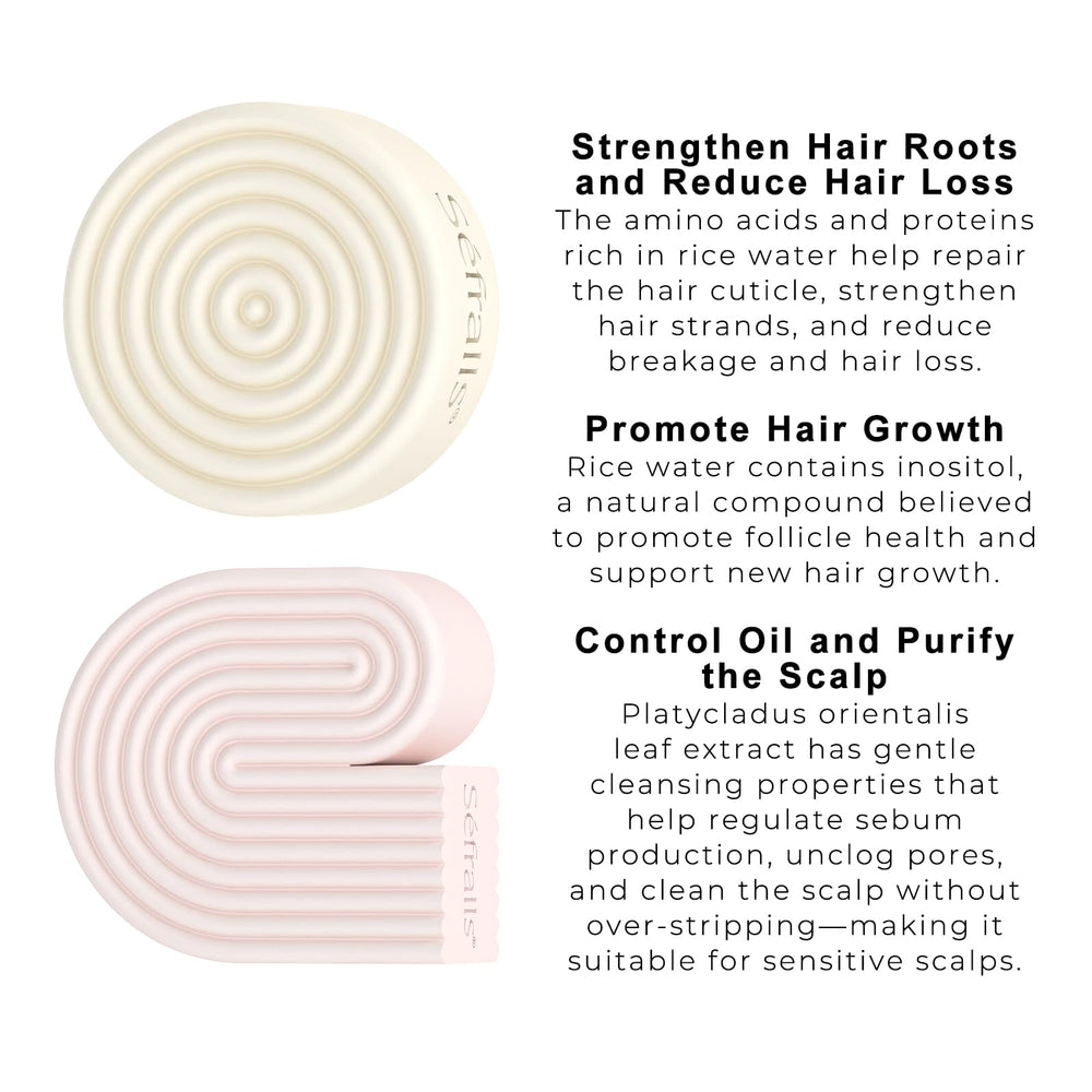Sefralls solid hair care set on display, eco-friendly packaging.