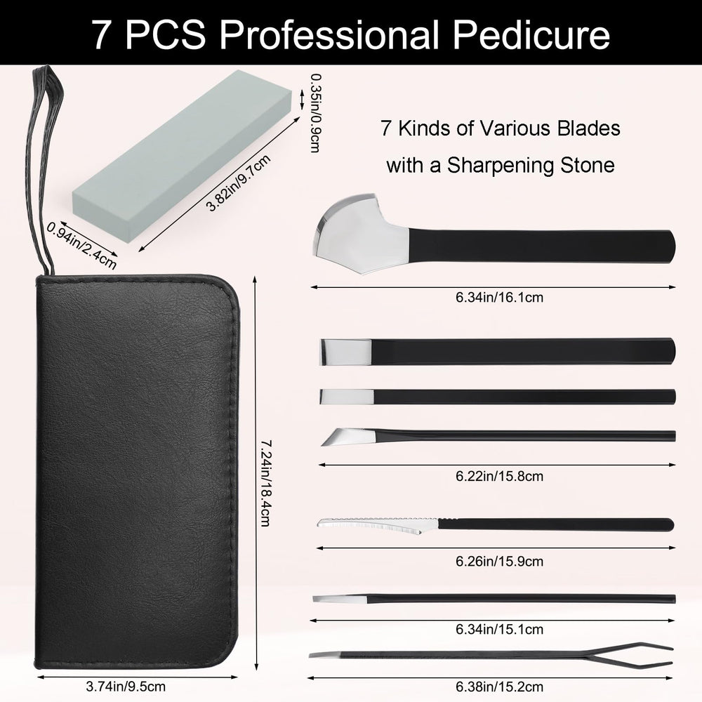 Segbeauty storage bag for pedicure tools keeps blades secure during travel