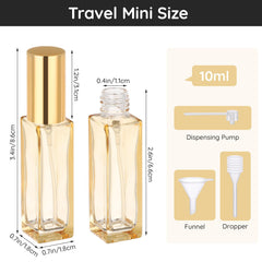 Segbeauty refill kit with funnel, dropper, and pump makes fragrance transfers simple.