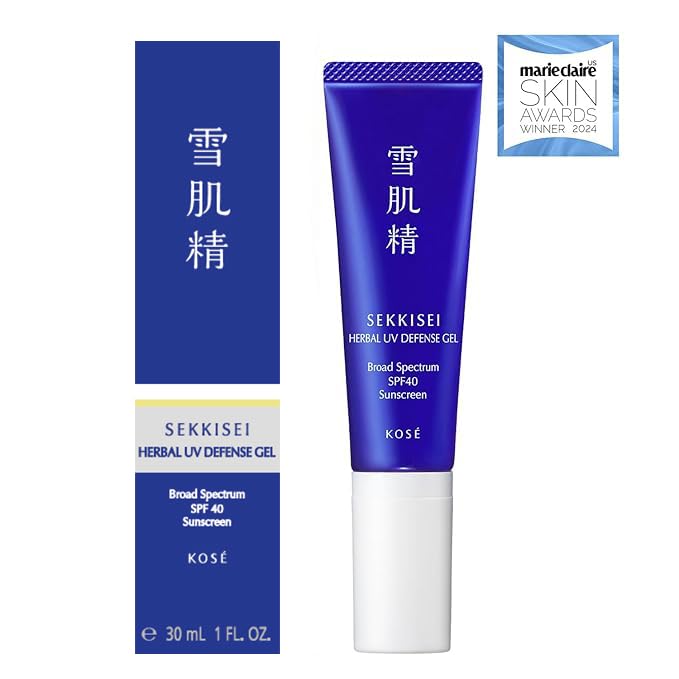 SEKKISEI Herbal UV Defense Gel SPF40 providing broad spectrum coverage