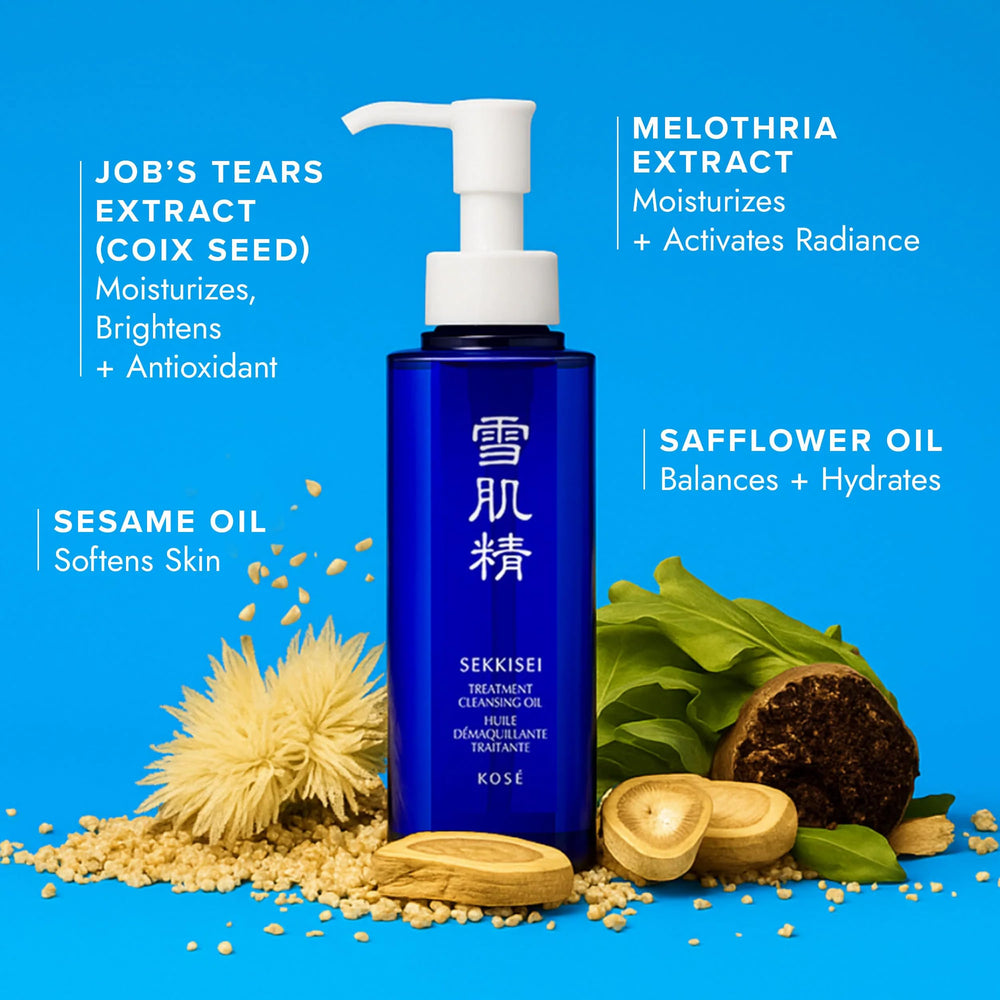 Close-up texture reveals smooth, non-greasy feel after cleansing.