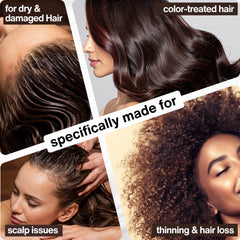SelfWise jojoba grapeseed almond balance for soothing scalp and healthy growth environment.