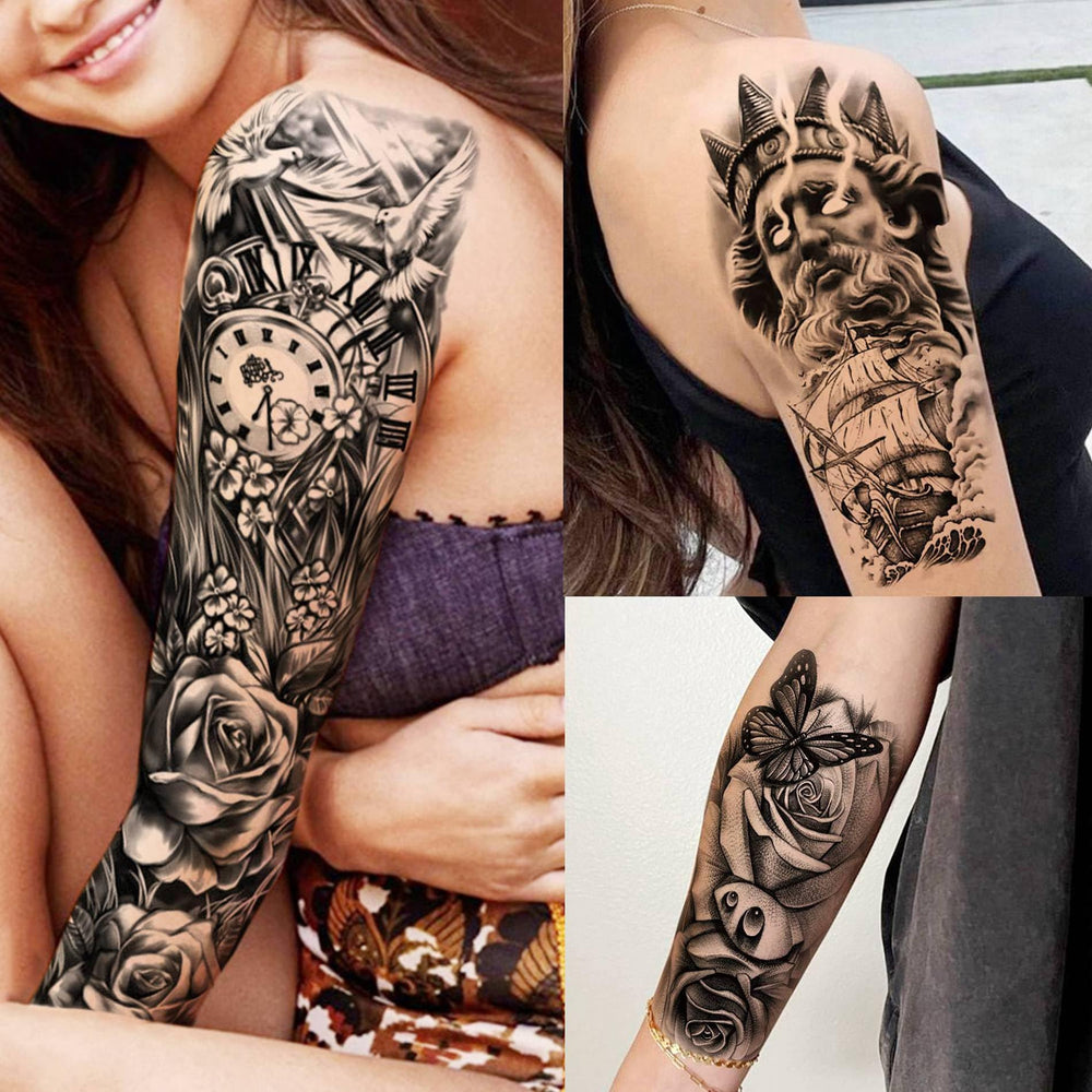 SELIDODO waterproof non-toxic ink tattoos for active wear
