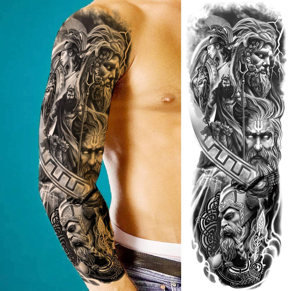 SELIDODO Zeus god tattoo designs for epic myth inspired looks