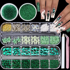 SEMATA front packaging box set showing tools and four boxes, simplifies DIY manicures