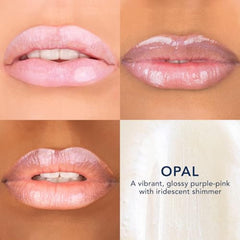 Glossy finishes showcase LipSense gloss in glossy, pearl, and satin options