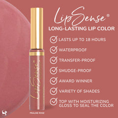 SeneGence LipSense matte shade swatch for a modern, long-lasting finish