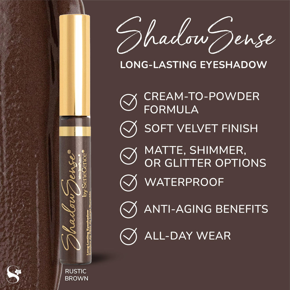 ShadowSense provides long-wear definition with a warm Rustic Brown shade.