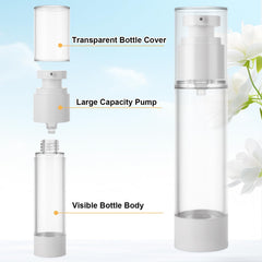SENENQU leak-proof pump bottle keeps liquids clean during travel.
