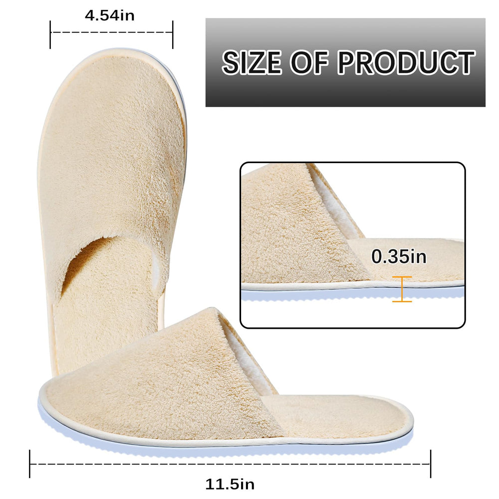 SENJUNSAFE washable disposable hotel slippers provide hygienic travel comfort.