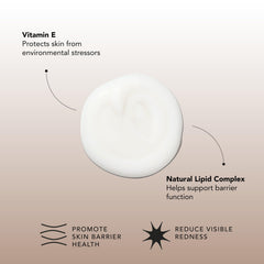 Applying Sente Daily Soothing Cleanser on the face